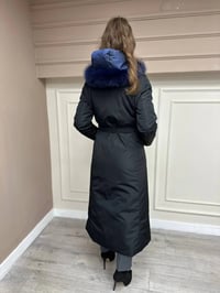 Ncl 23576 Siyah-Lacivert Çift Taraflı Şişme Parka