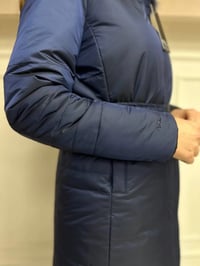 Ncl 23576 Siyah-Lacivert Çift Taraflı Şişme Parka