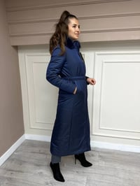 Ncl 23576 Siyah-Lacivert Çift Taraflı Şişme Parka