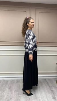 Noi 43205 Bej Kazayağı Bluz İçi Elbise