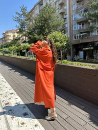 Noi 53323 Oranje Arkası Kemerli Scuba Kap