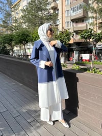 Noi 64321 Lacivert Çift Renkli Scuba Kap