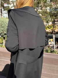 Noi 74332 Siyah Scuba Arkası Kemerli Kap