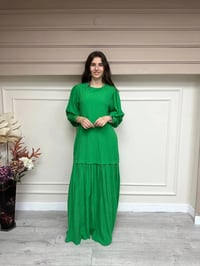 Nuss Triko 23K2005 Yeşil Elbise