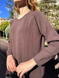 Nuss Triko 25K1414 Kahve Triko Elbise