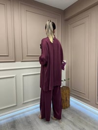 Nuss Triko 25Y1064 Bordo İkili Takım