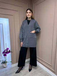 Nuss Triko 25Y6050 Antrasit Triko Hırka