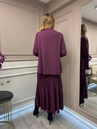 Nuss Triko 25Y703 Bordo Triko İkili Takım