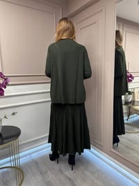 Nuss Triko 25Y703 Haki Triko İkili Takım