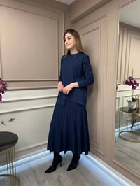 Nuss Triko 25Y703 Lacivert Triko İkili Takım
