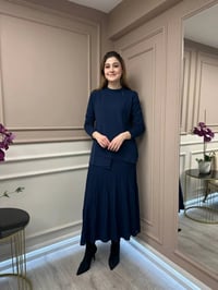 Nuss Triko 25Y703 Lacivert Triko İkili Takım