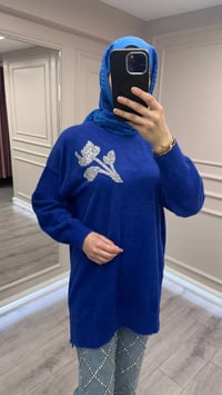 Nuss Triko 26K7001 Saks Angora Tunik