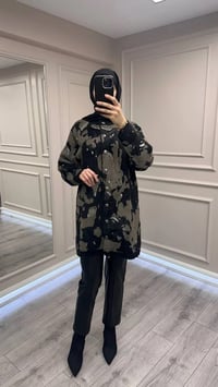 Nuss Triko 26K7006 Siyah Angora Hırka