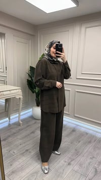 Nuss Triko 26Y1055 Kahve İkili Takım
