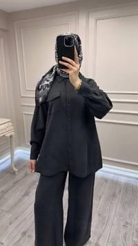 Nuss Triko 26Y1063 Siyah Takım