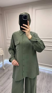 Nuss Triko 26Y1063 Yeşil Takım