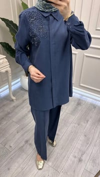 Nuss Triko 26Y1070 İndigo Takım