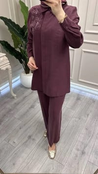 Nuss Triko 26Y1070 Mürdüm Takım