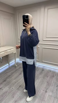 Nuss Triko 26Y1075 Lacivert Takım