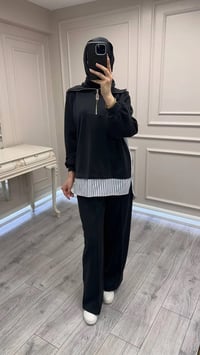 Nuss Triko 26Y1075 Siyah Takım