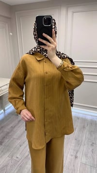 Nuss Triko 26Y1081 Kehribar Takım
