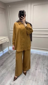 Nuss Triko 26Y1081 Kehribar Takım