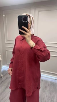 Nuss Triko 26Y1081 Red Plum Takım