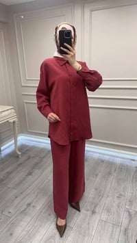 Nuss Triko 26Y1081 Red Plum Takım