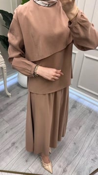 Nuss Triko 26Y1088 Çikolata Etekli Takım