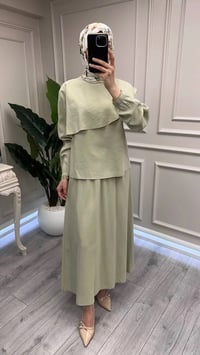 Nuss Triko 26Y1088 Gölge Etekli Takım