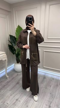 Nuss Triko 26Y1089 Kahve İkili Takım