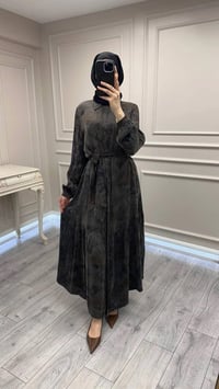 Nuss Triko 26Y2038 Kahve Elbise