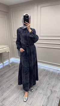 Nuss Triko 26Y2038 Lila Elbise