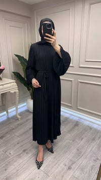 Nuss Triko 26Y2051 Siyah Elbise