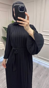 Nuss Triko 26Y2051 Siyah Elbise