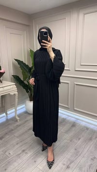 Nuss Triko 26Y2051 Siyah Elbise
