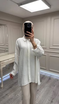 Nuss Triko 26Y3001 Ekru Gömlek
