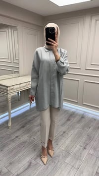 Nuss Triko 26Y3001 Gri Gömlek