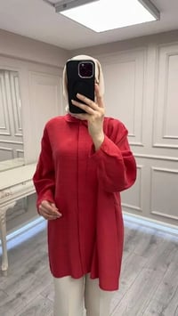 Nuss Triko 26Y3001 Kırmızı Gömlek