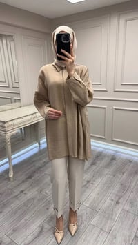 Nuss Triko 26Y3001 Latte Gömlek
