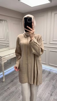 Nuss Triko 26Y3001 Latte Gömlek