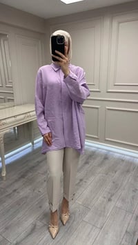 Nuss Triko 26Y3001 Lila Gömlek