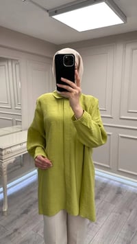 Nuss Triko 26Y3001 Lime Gömlek