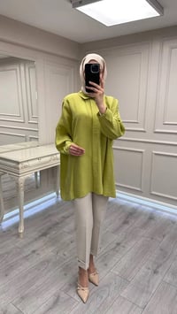 Nuss Triko 26Y3001 Lime Gömlek