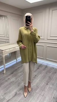 Nuss Triko 26Y3001 Olive Gömlek