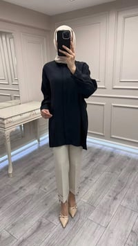 Nuss Triko 26Y3001 Siyah Gömlek