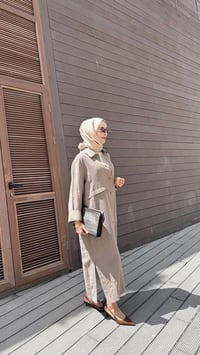 Nuss Triko 26Y6036 Bej Önü Çıtçıtlı Kap