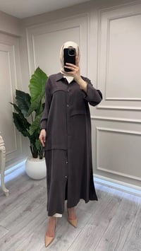 Nuss Triko 26Y6036 Bitter Önü Çıtçıtlı Kap