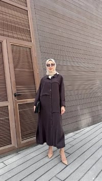 Nuss Triko 26Y6036 Bitter Önü Çıtçıtlı Kap