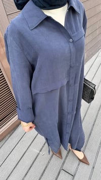 Nuss Triko 26Y6036 İndigo Önü Çıtçıtlı Kap